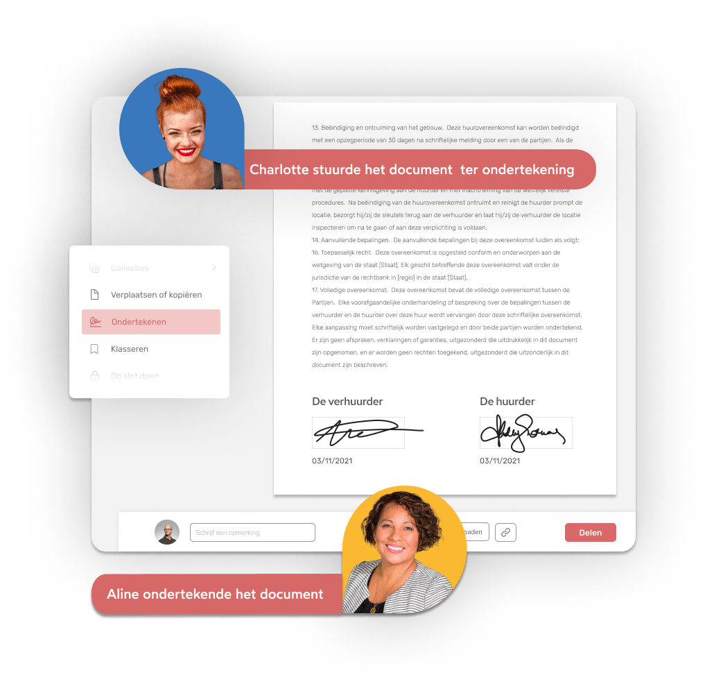 Oplossing voor elektronische handtekeningen voor bedrijven